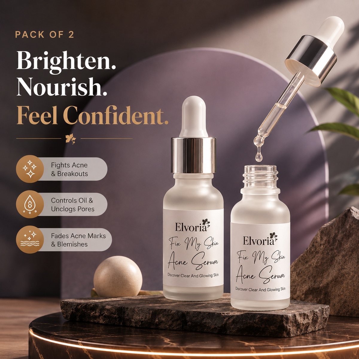 Pack of 2 - Acne Clearing Bundle (Fix My Skin)